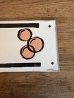 Vintage    soap    Bath Bubbles Distressed Metal Sign Pink Black White W  Holes