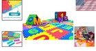 Large Alphabet Play Mat Baby Learning Eva Foam Tiles 60pc 36 Sqft Safe