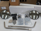 610869 Pair Hood Mirror 8  Stainless Arm Lh Rh Universal Kw Pete International