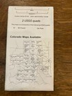 Vintage Colorado Trails Illustrated Topo Maps Map Green Mountain Reservoir  107