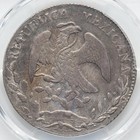 1859 Mo Fh Mexico Silver 8 Reales Pcgs Au53 Mo45