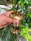 6   Nautical Vintage Ship Boat Light Lantern Brass Minor Oil Lamp Maritime Item