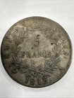1813 Napoleon France 5 Francs Silver Coin