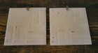Vintage Barbour Ceramics Jerusalem Art Tiles Pair 6x6 Hand Painted Tree Of Life