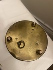 Vintage Musical Powder Music Box Round Metal Aluminum Tin Vanity 1940s