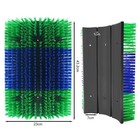 2x Livestock Scraper Brush Expandable Horse Cattle Scratch Brush For Fence post