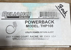 Reliance Controls Thp108 Powerback Utility Power Return Alert New