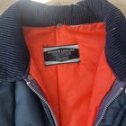 Vintage 70s Sears Work And Leisure Jacket Men   s Xl Corduroy Collar Hooded Blue