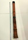Japanese Vintage Shakuhachi Flute Signed By Reiho With Original Bag From Japan