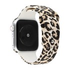 Leopard Print For Apple Watch Series 7 6 5 4 3 2 1 Silicone Band Wrist Strap