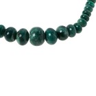Jay King Sterling Silver Variscite Graduated Beaded Necklace  18 