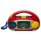 Rare 1995 Little Tikes Tape Recorder W  44 Kids Cassette Tapes   Disney Books