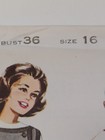 Butterick 9943 Skirt Blouse Vest Sewing Pattern Ladies 16 Vtg Uc Side Button