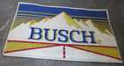 Very Large Busch Beer 1980 s Vintage Sew-on Patch 10  X 6  Jacket Back Mug Lot