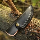 Custom Handmade Pure Cow Leather Sheath For Fixed Blade Knife