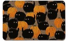 Halloween Door Mat Pumpkins Cat Outdoor Rug Bathroom Doormat Entrance Rugs