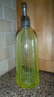 Vintage French Vaseline Uranium Glass Seltzer Siphon Bottle Vigneron La Garenne