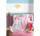 Baby Duvet Cover Set 100  Cotton  Unicorn Themed Hypoallergenic Baby Duvet Set