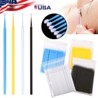 100 Pcs pack Dental Disposable Tooth Applicator Micro Brush Composite Materials