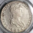 1821 Zs Pcgs Au Mexico 8 Reales Zacatecas War Independence Coin  22080402c 