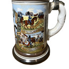 Karl Rau German Regimental Beer Stein Prince Karl Bavaria 1896-1899
