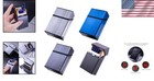 4 Pack Aluminum Cigarette Case Metal Cigarette Hard Box Holder For Men And Wo   