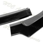 For 18-23 Kia Stinger Ck-style Painted Black Front Bumper Splitter Spoiler Lip