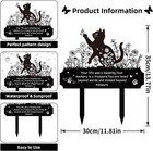 Cat Grave Decorations For Cemetery  Pet Headstone Sympathy Cat Memorial Stakes F