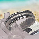 Vintage 925 Sterling Silver Adjustable Cuff Toe Ring