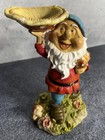Vintage Garden Gnome With Mushrooms toadstools - Cute Dwarf Home Decor
