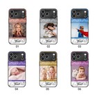 For Iphone 16 Pro 15 17 Custom Gorgeous Photo Case 9h Tempered Glass Back Cover
