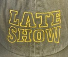Vintage Late Show With David Letterman Worldwide Pants Incorporated Tv Hat Cap