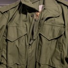 Vintage Us Army Alpha  Coat Cold Weather Man s Field Small Long Vietnam War Era