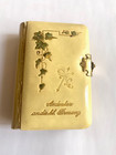 Vintage Rare Antique Beautiful German Travel  Prayer Book Gilded Pages