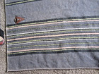 Vintage Cowboy Saddle Blanket Bedroll Wool Beautiful 6 10  X 7 2  Rare Ex  