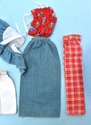 Vintage 1974 Barbie Sears Exclusive Sweet Sixteen Mix   Match   Red Top