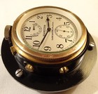 Hamilton 21j Chronometer U s  Navy Model 22 W rare Panel Mount Flange Serviced