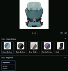 Britax Highpoint Backless Belt-positioning Booster Green Ombre 2706h R8