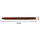 Flute Basuri Wooden Hand Carved Lord Krishna Bansuri Musical Instrument 13 Inch