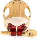Bg Ld0 Duo Ligature For Bb Clarinet And Alto Saxophone - Gold Lacquered