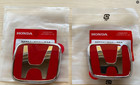 Front rear Emblem For Honda Civic 1996-2000 Ek Type R Badge Red 1992-1995 Accord