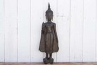 Tall Antique Bronze Thai Buddha