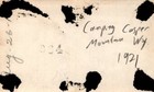 Antique 1921 Camping On Casper Mountain Wyoming Rare Original Photo