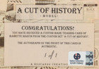 Babette March Authentic Signed Custom Cut Autographed Trading Card Ga Coa