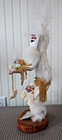 Vintage White Cloud  Kachina Doll 15in By Begay - Navajo