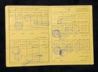 Saudi Arabia Early Vintage Ministry Of Health Used Vaccination Certificate Rare 
