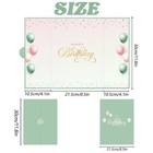  Pink And Green Birthday Party Guest Book Signature Book Alternative  Creative 