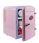 Frigidaire Retro Mini Compact Beverage Refrigerator Pink  6 Can Efmis129-pink