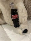 Coca Cola Plush Collection Stuffed Animal Polar Bear Holding Coke Bottle - 1995