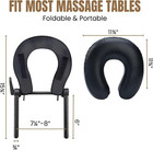 Massage Face Cradle With Cushion Massage Table Headrest  Fit Most Massage Table 